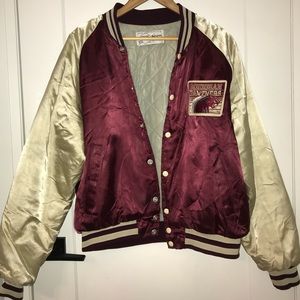 Vintage 80’s Michigan Panthers Swingster Satin Bomber Jacket